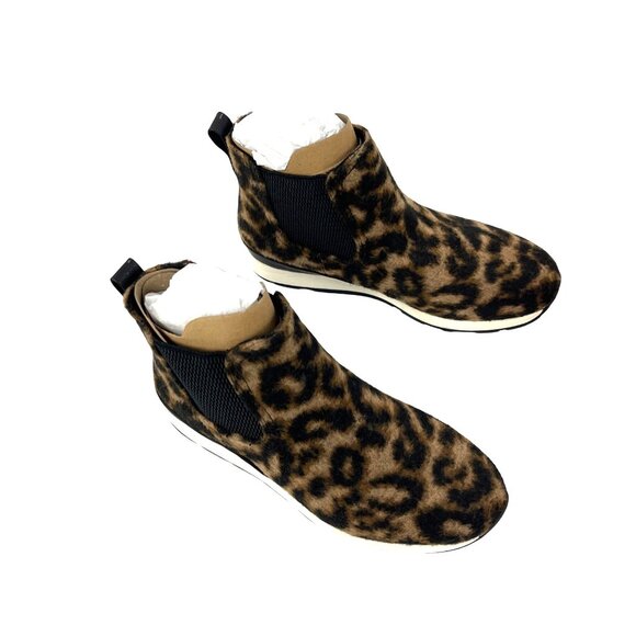 B.O.C. Kara Womens Leopard Print Ankle Boots Size 7 Medium Faux Suede & Elastic - Picture 8 of 8
